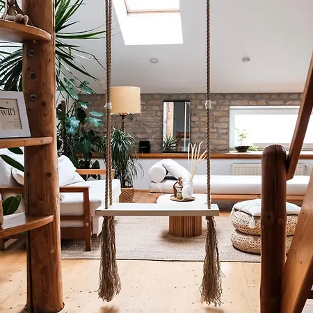 Apartment White Loft In Center With 2 King Size Beds *