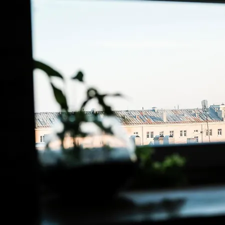 White Loft In Center With 2 King Size Beds Apartment Riga
